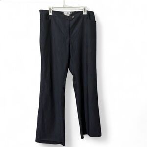 Calvin Klein Navy-Black Wide Leg Trousers